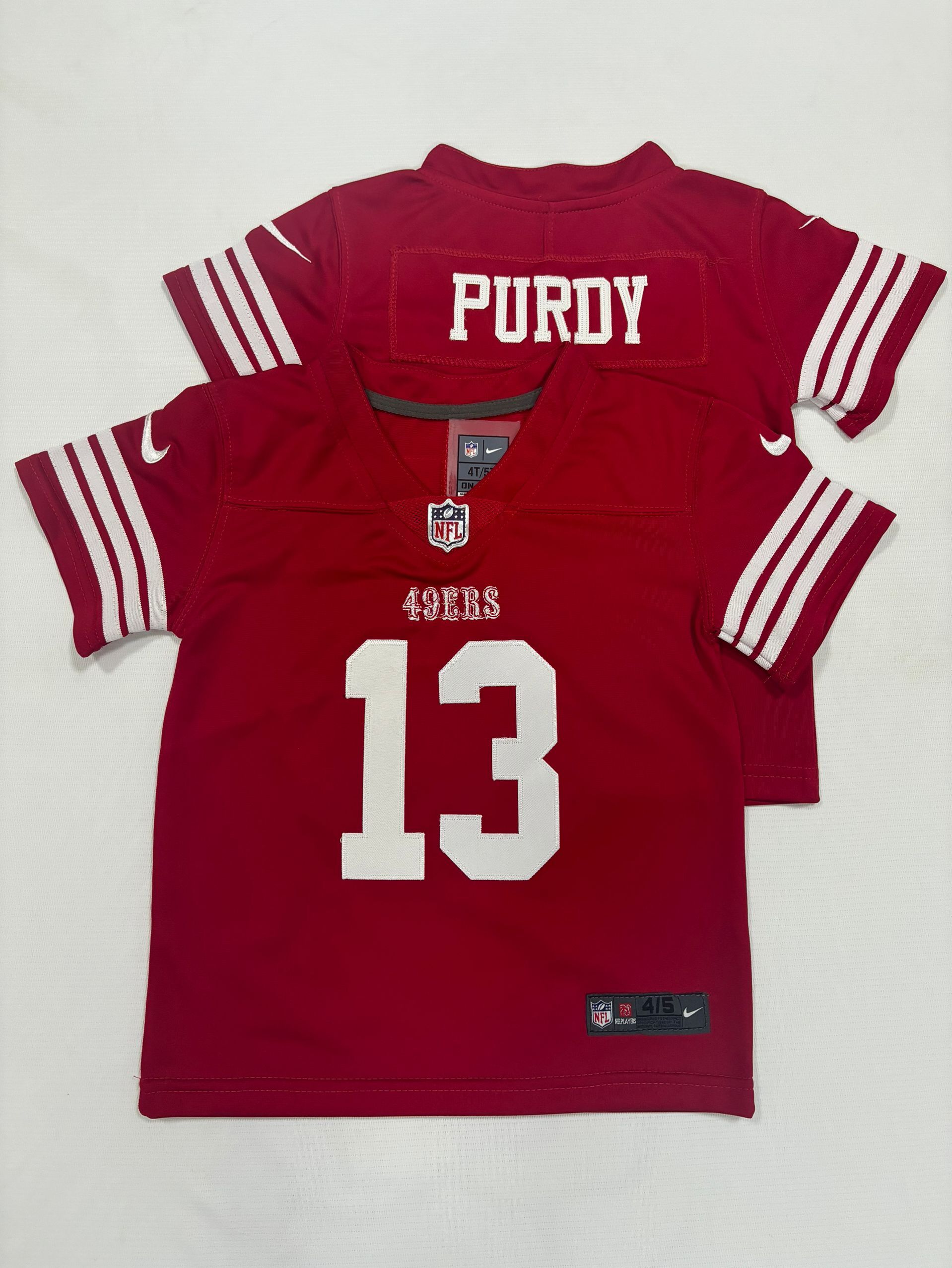 Baby San Francisco 49ers #13 Purdy Red 2024 Nike Vapor Limited NFL Jersey